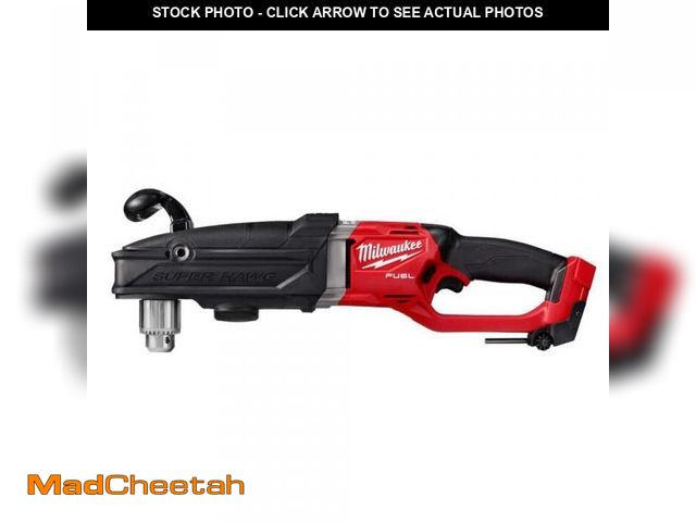 Lot 74-12517282 - Milwaukee M18 FUEL 18V Lithium-Ion Brushless Cordless GEN 2 SUPER HAWG 1/2 in. Right Angle Drill (To...