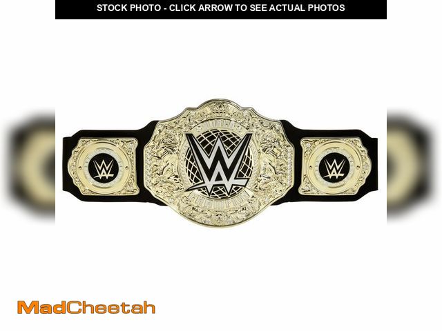 Lot 74-12714599 - Mattel WWE Championship Title, World Heavyweight Championship Role-Play &amp; Costume Piece, Leather...