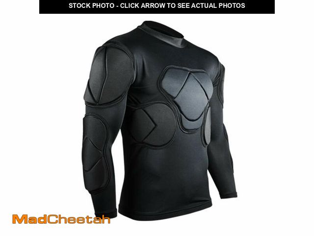 Lot 74-14431727 - Shinestone Adult Men's Goalkeeper Armor BodyShield Padded Compression Long Sleeves Shirt with Sponge...