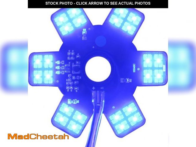 Lot 74-12324381 - BOLANTON Air Cleaner LED Light 5" Truck Decorative Hex Style Air Filter Lamp for Peterbilt, Kenworth...