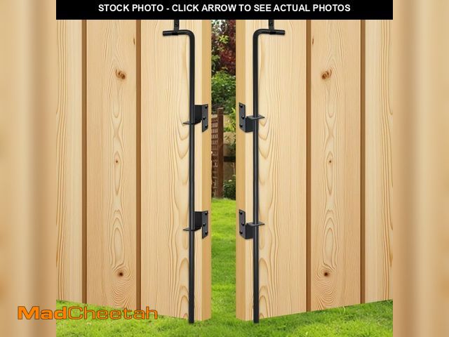 Lot 74-13698055 - HANSHAN Cane Bolt Drop Rod Gate Drop Pin 36in Heavy Duty Steel-2 Pack - USED