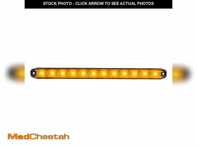 Lot 74-12864033 - GG Grand General 87045 15 Inches Smart Dynamic Spyder Amber/Amber 12 LED Light Bar - UNUSED