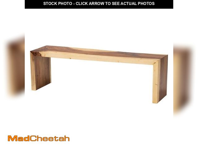 Lot 74-12685455 - Bai Natural Suar Wood Dining Bench 59.1 in. - USED