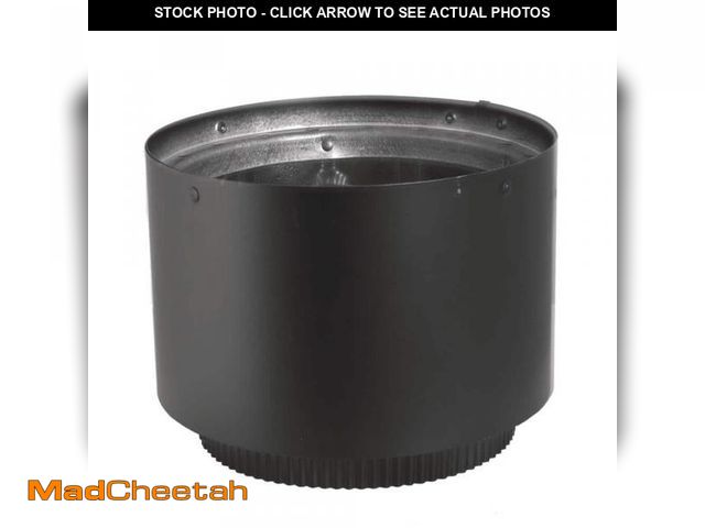 Lot 74-12492741 - DuraVent Model DVL Double Wall Stove Pipe 6in. Diameter Stovetop Adapter, No Damper - UNUSED