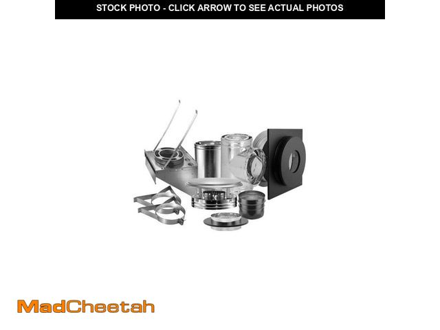 Lot 74-13046709 - *DIRTY/SCRATCHED* DuraVent DuraPlus All-Fuel Chimney 6in. Diameter Through-The-Wall Kit *DIRTY/SCRAT...