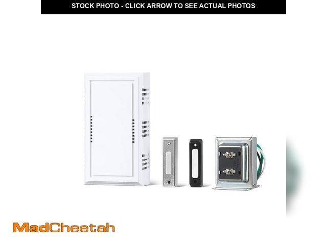 Lot 74-12804103 - *MISSING TRANSFORMER/PUSH BUTTONS* Defiant Wired Deluxe Contractor Doorbell Kit with 2 Wired Push Bu...