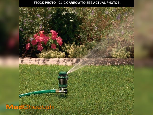 Lot 74-12677929 - *DIRTY* Orbit H2O-Six Rotating 6-Pattern Gear-Drive Sprinkler on Zinc Spike *DIRTY*  - USED