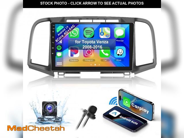 Lot 74-12302856 - 8Core 4+64G Car Stereo for Toyota Venza 2008-2016 Wireless Carplay Android Auto,9Ã¢â¬Å 1280 * 720P...