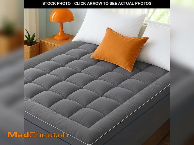 Lot 74-13926884 - Bedsure Mattress Topper Queen - Pillow Top Mattress Pad Cover with Deep Pocket Fits up to 21 Inches,...