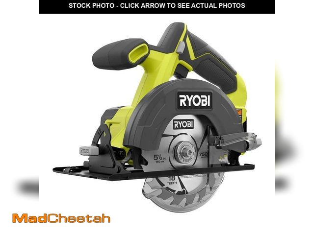 Lot 74-12770353 - RYOBI ONE+ 18V Cordless 5 1/2 in. Circular Saw (Tool Only) - UNUSED