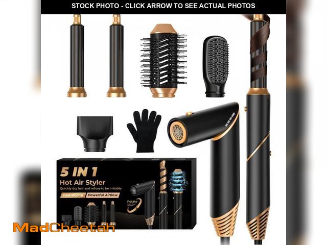 Lot 74-12302669 - 5 in 1 Blow Dryer Brush,Hair Dryer Brush with Detachable Air Styler,Negative Ionic Magic Hair Styler...