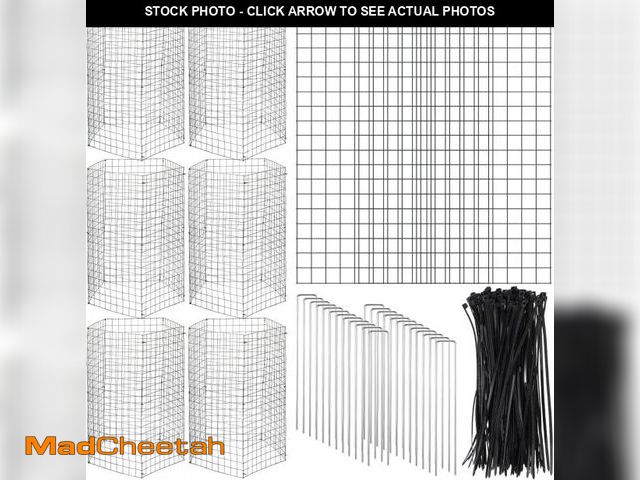 Lot 74-12370531 - Zubebe Wire Plant Protector from Animals Metal Mesh Plant Cage Sturdy Garden Bunny Barricades Chicke...