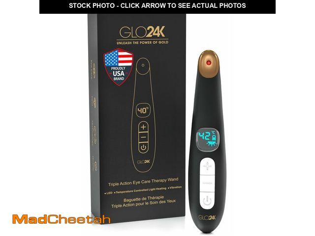 Lot 74-12712348 - GLO24K Eye Care Beauty Massager. For Radiant, Beautiful Skin Around The Eyes. - USED