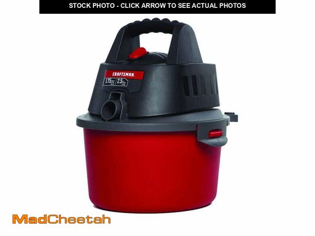 Lot 74-12688794 - CRAFTSMAN CMXEVBE17250 2.5 gallon 1.75 Peak Hp Wet/Dry Vac, Portable Shop Vacuum with Attachments - ...