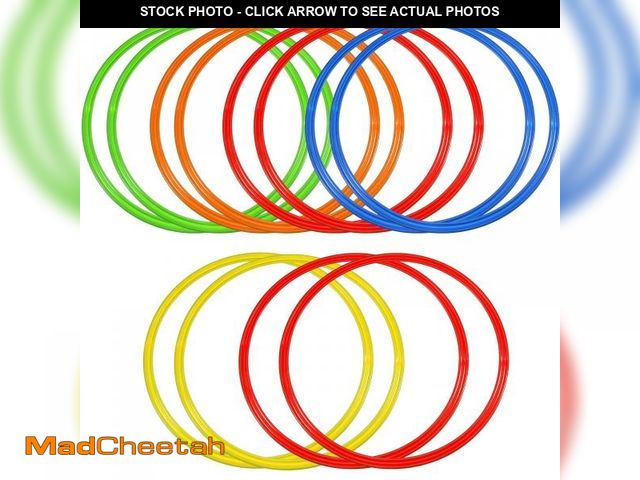 Lot 74-12514149 - Libima Obstacle Course Ring Set Exercise Hoop Large Hoop Plastic Toys Playground Toys for Gymnastics...