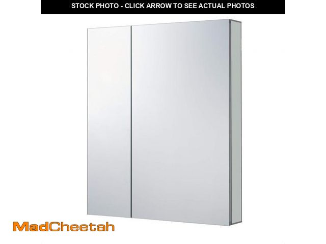 Lot 74-12429761 - Bathroom Medicine Cabinet, Aluminum, Recessed/Surface Mount, 30" x 36", Right/Left Hinged, Mirrored ...