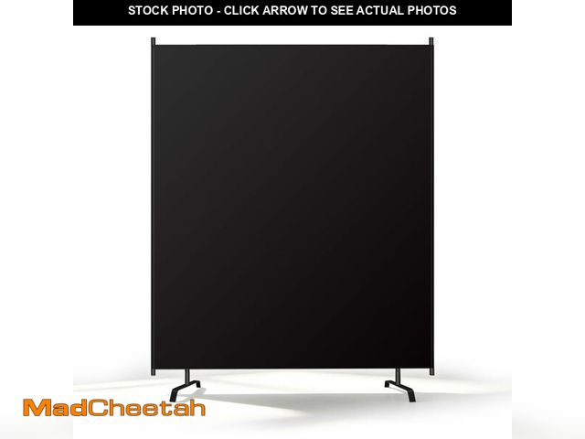 Lot 74-14152404 - Room Divider Panel, 100% Blackout Privacy Screens with Wider Feet, 5 Ft Portable Room Partition for ...