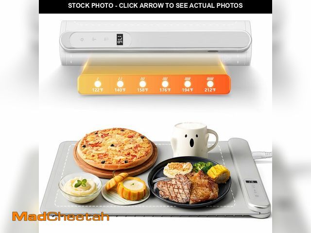 MadCheetah.com - Lot 74-12841920 - Graphene Food Warming Mat with Timer ...