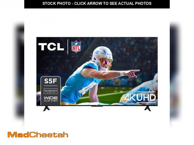 Lot 74-12493851 - TCL 65-Inch Class S5 UHD 4K LED Smart TV with Fire TV (65S551F, 2024 Model), Dolby Vision, HDR PRO+,...