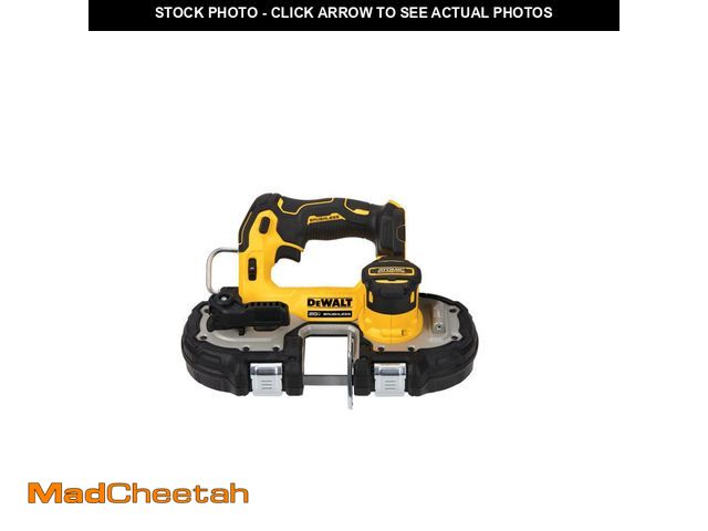 Lot 74-12796915 - (MISSING BLADE) DeWalt 20V MAX ATOMIC Cordless Compact Band Saw Tool Only - USED