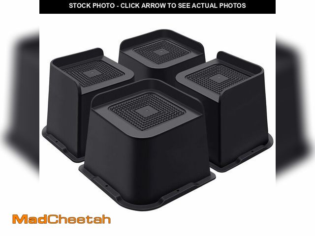 Lot 74-13621893 - ANNKUT Bed Risers 4 Inch Heavy Duty, Furniture Risers for Bed Desk Table Sofa CouchÃ¯Â¼ÅOversized B...