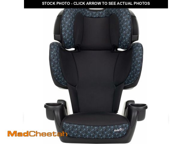 Lot 74-14068029 - Evenflo GoTime LX Booster Car Seat (Quincy Blue) - USED