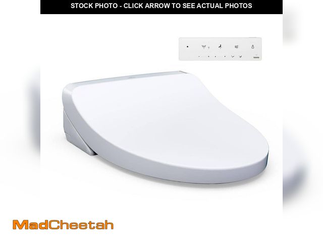 Lot 74-13511764 - TOTO KS5 Washlet Electric Bidet Seat for Elongated Toilets with Warm Water Wash and Remote Control i...