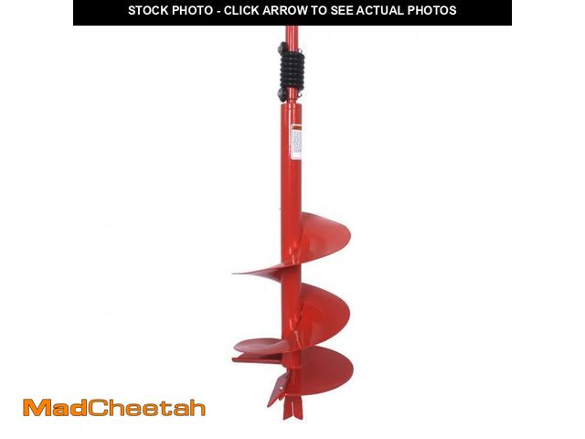 Lot 74-12414181 - THUNDERBAY 12 Inch Diameter 36 Inch Long Earth Auger Bit with Fishtail Point and Patent Shock Spring...