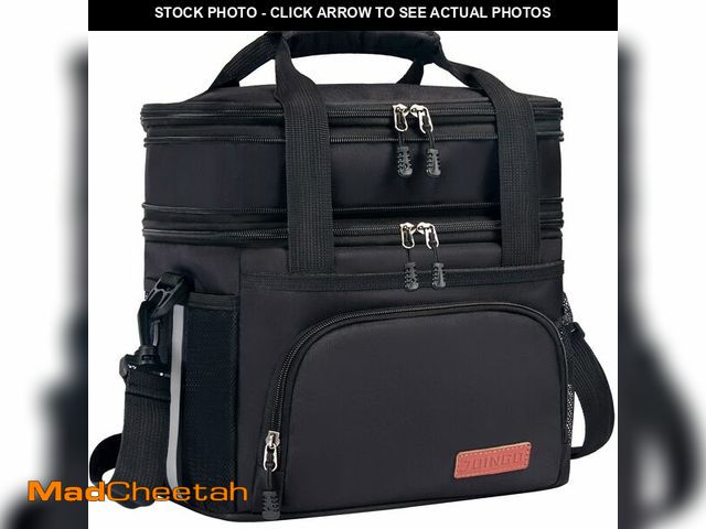 Lot 74-12604191 - JOINGO Lunch Box For Men/Women,Large Double-layer Insulated Expandable Reusable Leakproof Cooler Bag...