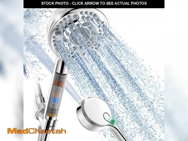 Lot 74-12121416 - SunCleanse Filtered Shower Head with Handheld, 9-Spray Setting Detachable Showerhead with Filters, S...