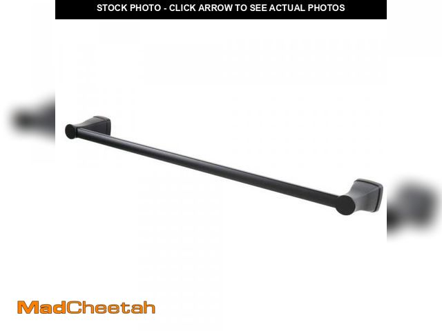 Lot 74-12365150 - Glacier Bay Calandine 24 in. Towel Bar Matte Black - UNUSED