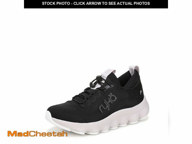 Lot 74-14064269 - Ryka Womens Podflow Ez Walking Shoes Black 8 W - USED