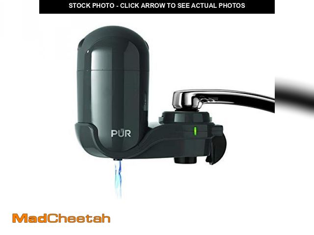 Lot 74-12400066 - PUR Plus Vertical Faucet Mount Water Filtration System, Lead-Reducing Water Filter For Sink Faucet, ...