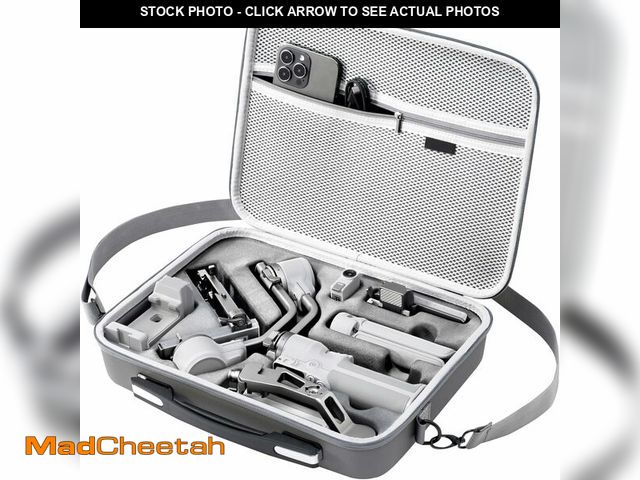 Lot 74-13543272 - Gaekol RS 4 Mini Carrying Case, Portable PU Leather Storage Case Travel Shoulder Bag for DJI Ronin R...