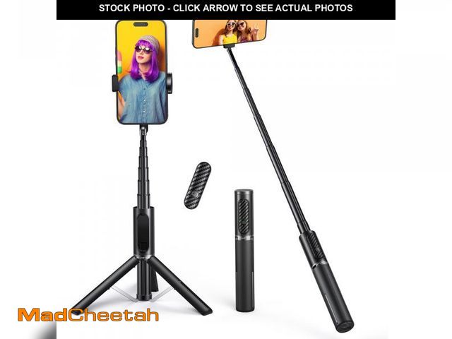Lot 74-12432981 - ATUMTEK Selfie Stick Tripod, Extendable 3 in 1 Aluminum Bluetooth Selfie Stick with Wireless Remote ...