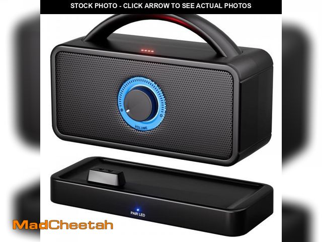 Lot 74-12182419 - SavvyBloom 5.8 GHz Wireless TV Speakers for Hard of Hearing Seniors, Portable TV Speakers for Smart ...
