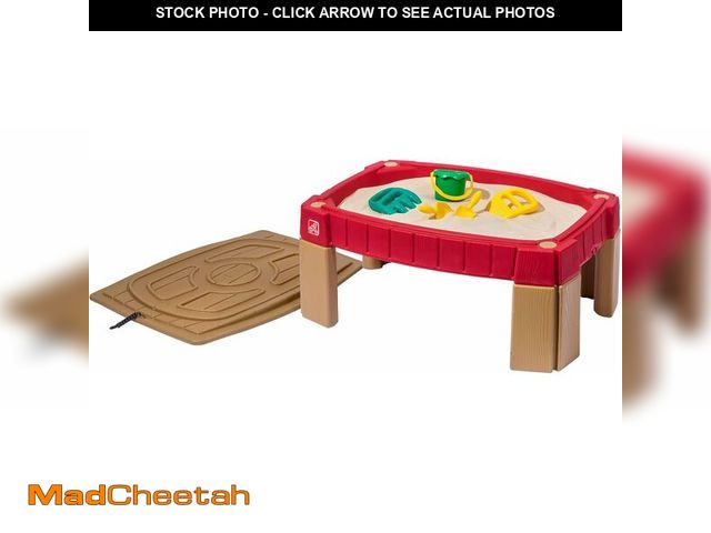 Lot 74-13382561 - Step2 Naturally Playful Sand Table, Kids Sand Activity Sensory Table, 5 Piece Accessory Kit, Toddler...