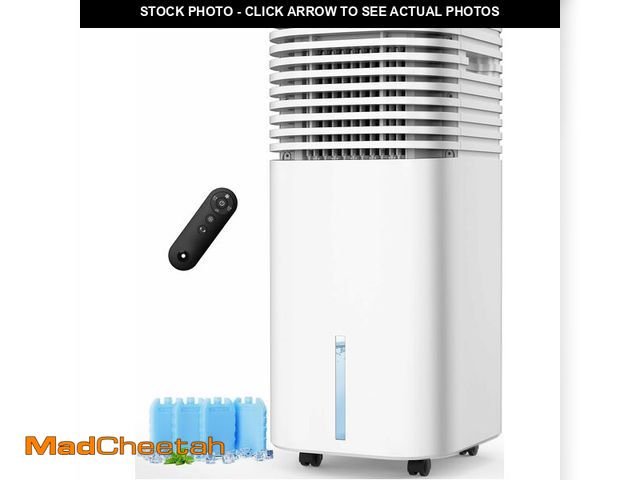 Lot 74-12759971 - CENSTECH 4-IN-1 Portable Air Conditioners, Evaporative Air Cooler w/4 Modes &amp; 3 Speeds, 15H Time...