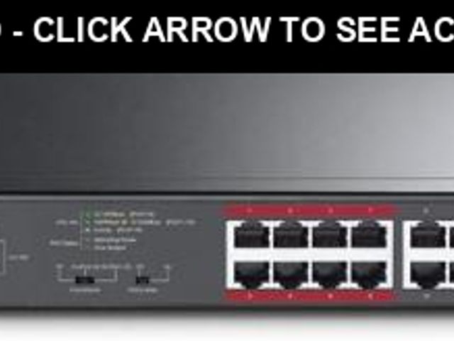 Lot 74-12138078 - TP-Link TL-SL1218MP 16 Port 10/100Mbps Fast Ethernet PoE Switch 16 PoE+ Ports @250W, w/ 2 Uplink Gig...