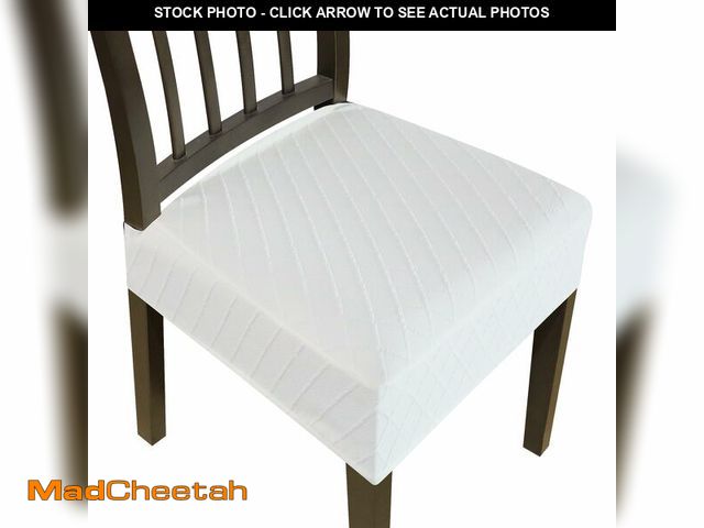 Lot 74-12700094 - DREAHOTEXTIL Dining Chair Covers,Seat Covers for Dining Room Chairs Set of 6,Stretch Jacquard Kitche...