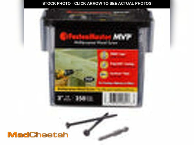 Lot 74-14329225 - FastenMaster MVP 3 in. L Torx Ttap Self-Tapping Wood Screws 350 pk - UNUSED