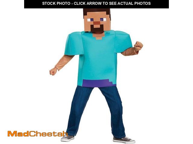 Lot 74-12536025 - Disguise Boys' Minecraft Steve Classic Costume - 6/7 - UNUSED