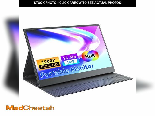 Lot 74-13550763 - ZefcS 15.6 Inch Portable Monitor FHD 1080P IPS Display with USB C and HDMI Ultra Slim Travel Screen ...