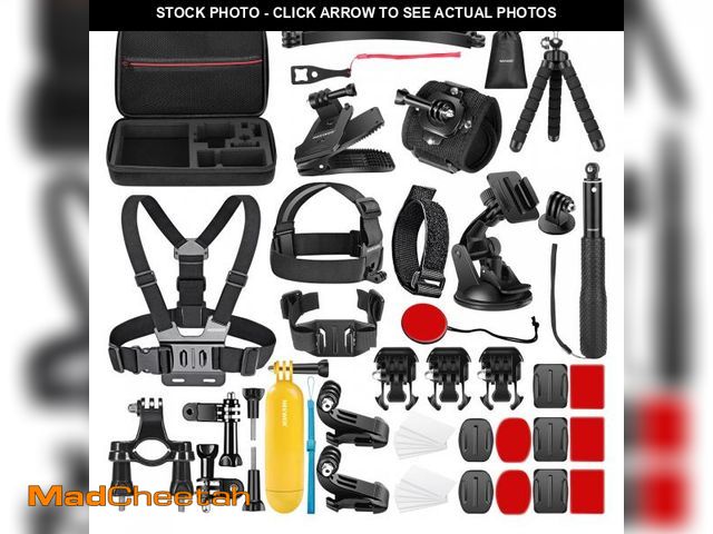 Lot 74-12439986 - NEEWER 50 in 1 Action Camera Accessory Kit Compatible with GoPro Hero 12 11 10 9 DJI OSMO 4 3 2 Inst...