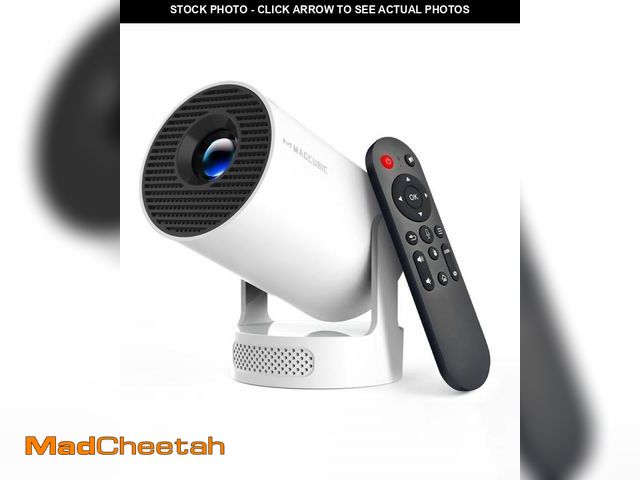 Lot 74-12309765 - Magcubic Mini Projector 4K support with WiFi 6 and Bluetooth 5.4, 5w Soundbase Speaker, Auto Vertica...