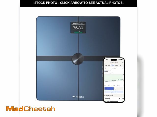 Lot 74-14067751 - WITHINGS Body Smart - Accurate Scale for Body Weight and Fat Percentage, Body Composition Wi-Fi and ...