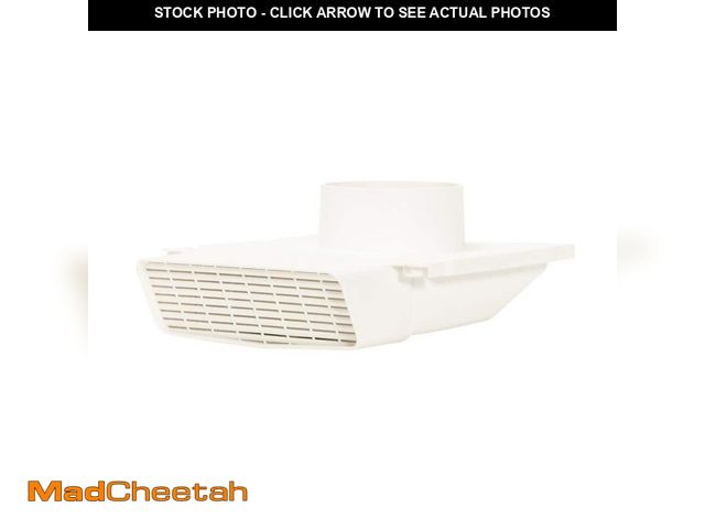 Lot 74-14223114 - Lancaster Home Products PreVent-It 7.85 in. x 11.25 in. Rectangular White Weather Resistant Plastic ...