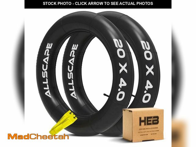 Lot 74-12437004 - HEB - Heavy Duty Bike Tube for Ebike Tires - Puncture Resistant Inner Tube for 20x4 / 26x4 Bike Tire...