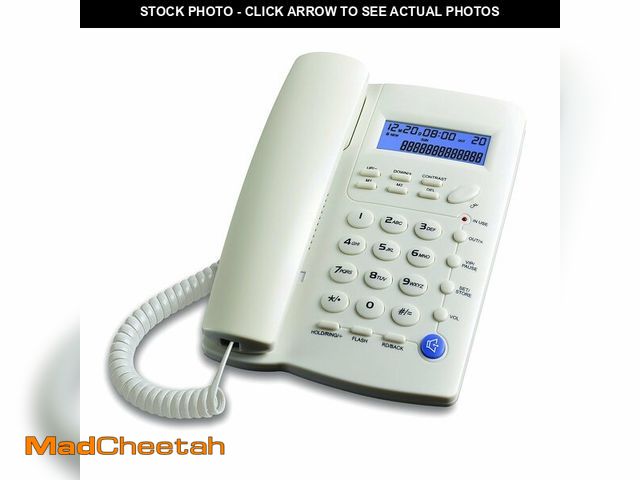 Lot 74-14430129 - Ornin Y043 Corded Landline Telephone for Home, Caller ID/Call Waiting, Easy-to-Use, Speaker, Display...