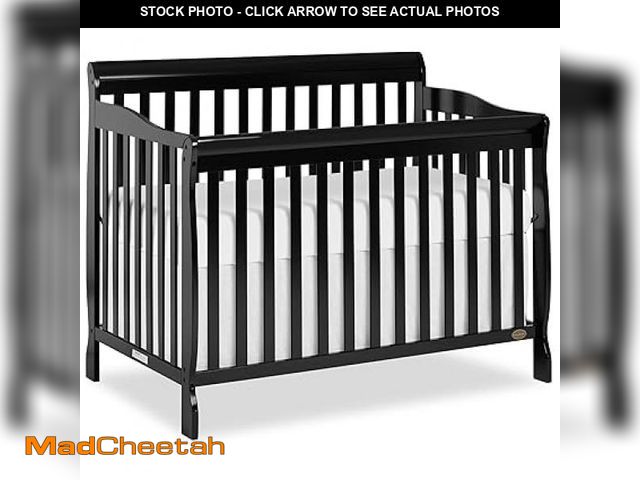 Lot 74-12538893 - (MISSING HARDWARE) Dream On Me Ashton 4-In-1 Convertible Crib In Natural, JPMA Certified, Non-Toxic ...